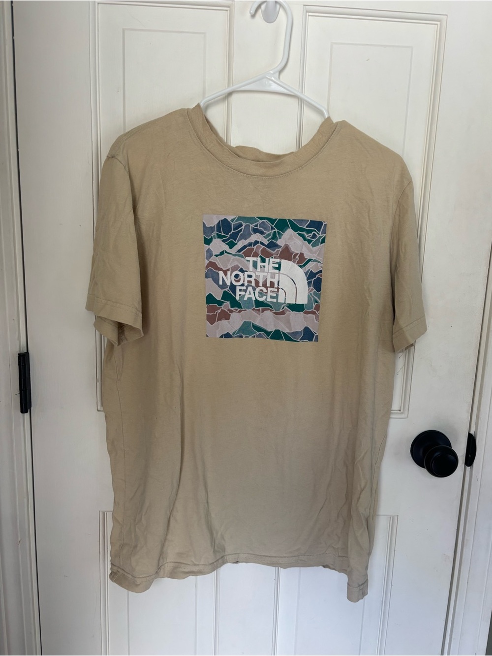 The North Face Men’s Tan Short Sleeve Tee- Large